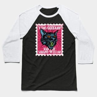 King Gizzard Lizard Wizard Psychedelic Cat Baseball T-Shirt